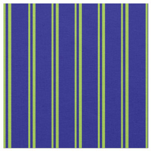 Green & Blue Striped/Lined Pattern Fabric