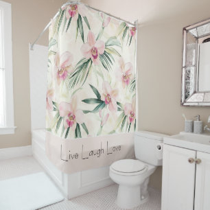 Green Blush Pink Orchid Flowers Love
