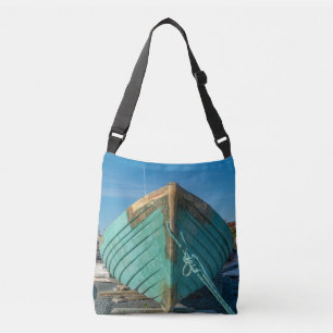 Green Boat Bow Crossover Tote