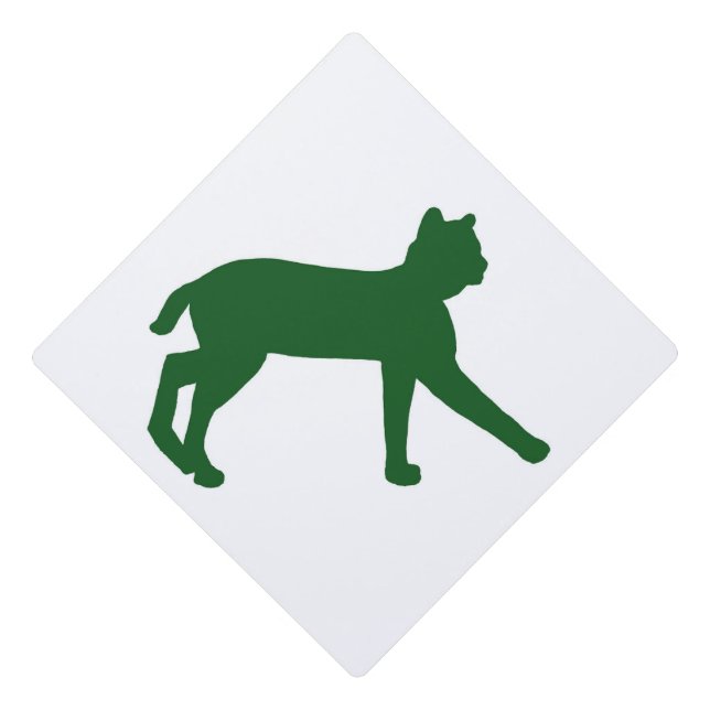 Green Bobcat cap topper (Front)