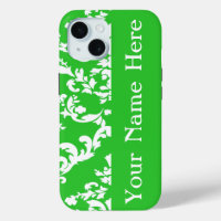 Green Bold Damask w/ name @ Emporiomoffa