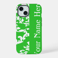 Green Bold Damask w/ name @ Emporiomoffa