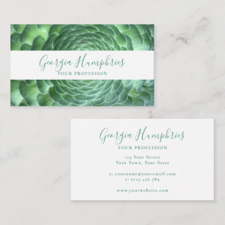 Green Botanical Business Card