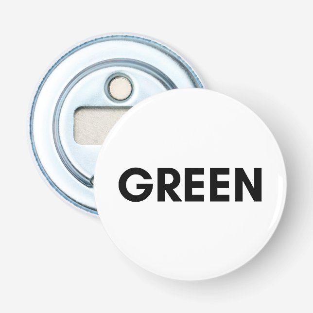 green bottle opener (Front)