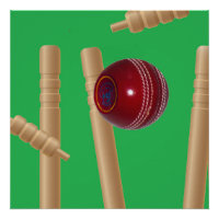 Green Bowled At Cricket,