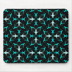 Green Boxerdogs Mouse Pad