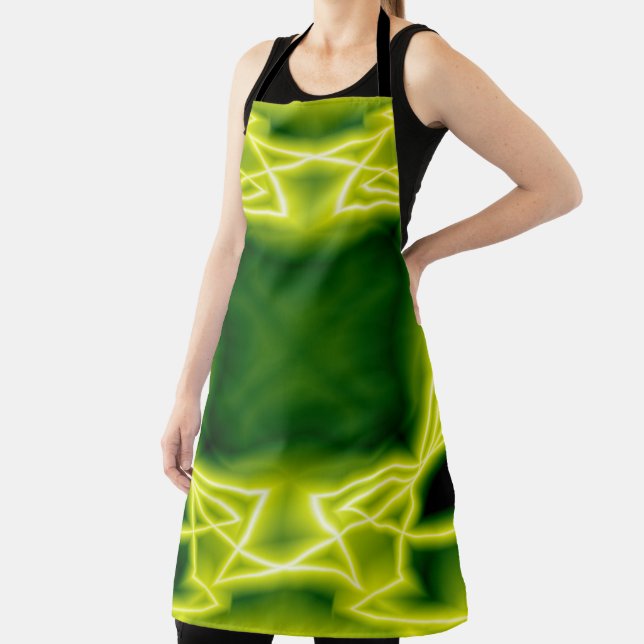 Green Boxes Apron (Insitu)