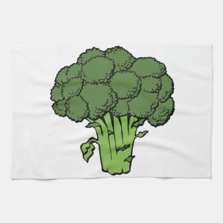 Green Broccoli Kitchen Towel