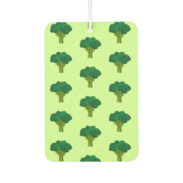 Green Broccoli Vegetable Healthy Eating Veggie Air Freshener (Front)