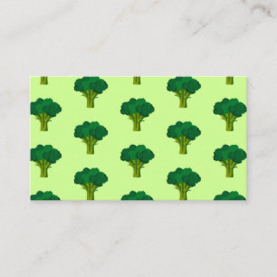 Green Broccoli Vegetable Healthy Eating Veggie Enclosure Card