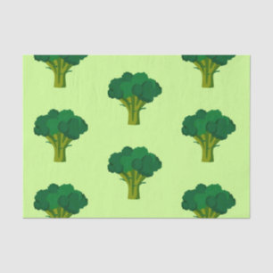 Green Broccoli Vegetable Healthy Eating Veggie Tissue Paper