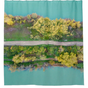 Green, brown, and yellow decor