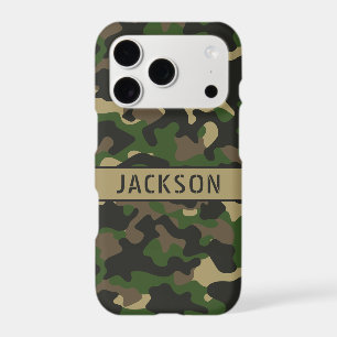 Green Brown Camouflage Personalized