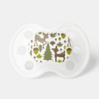 Green + Brown Deer Pacifier