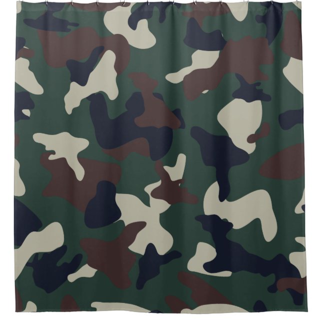 Green Brown woodland camo camouflage pattern (Front)