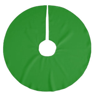 Green Brushed Polyester Tree Skirt