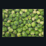 Green Brussels sprout vegetable pattern Kitchen Towel<br><div class="desc">Perfect gift for home, office or decoration. See also the other great products!</div>