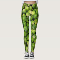 Green Brussels sprout vegetable pattern
