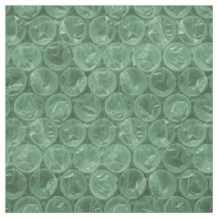 Green bubble wrap pattern fabric