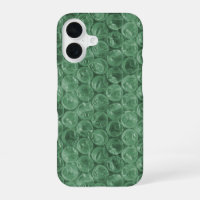 Green bubble wrap pattern