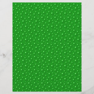 Green Bubbles Scrapbook Paper