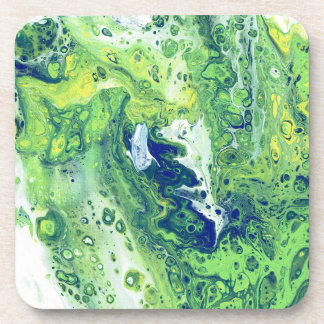 Green Bubbles Set of Six Coasters