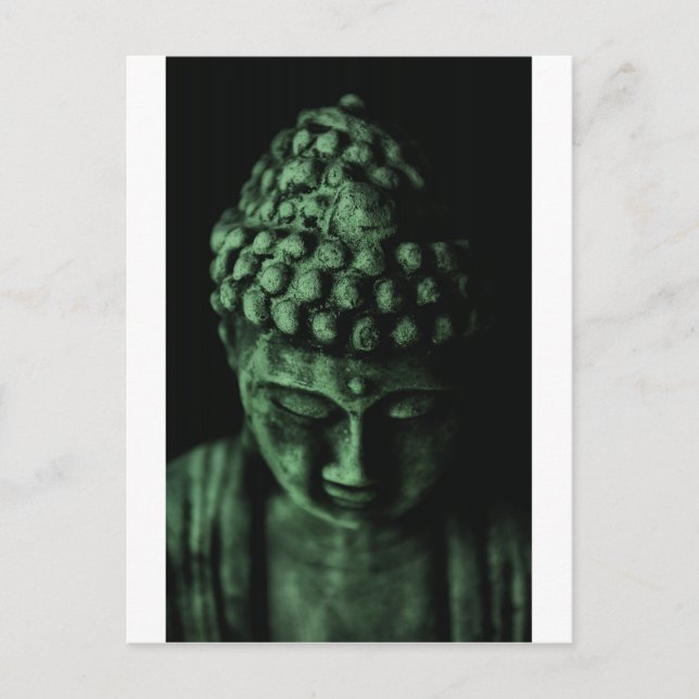 Green Buddha Postcard (Front)