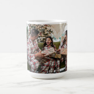 Green buffalo plaid coffee mug