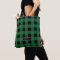 Green Buffalo Plaid Pattern Monogrammed Bridesmaid