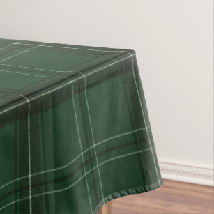 Green Buffalo plaid Tablecloth