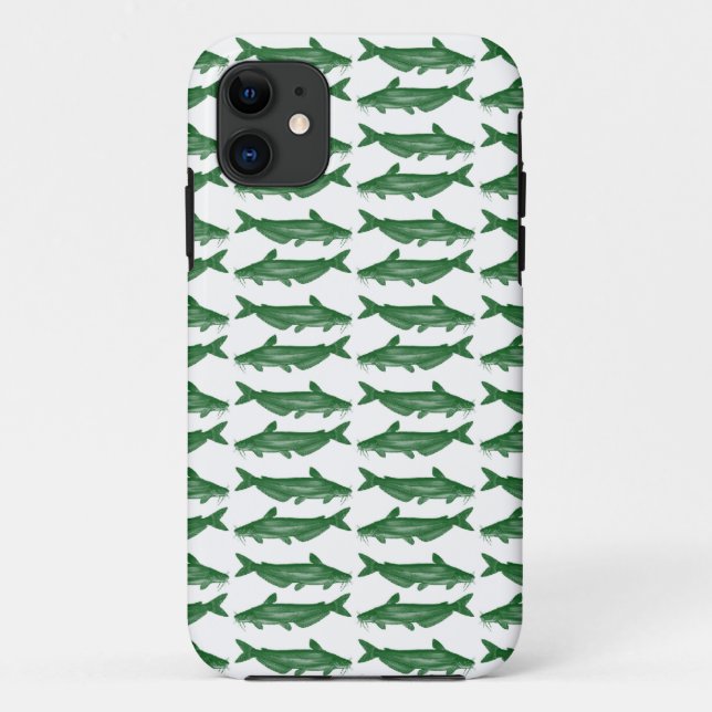 Green Bullhead Catfish Case-Mate iPhone Case (Back)