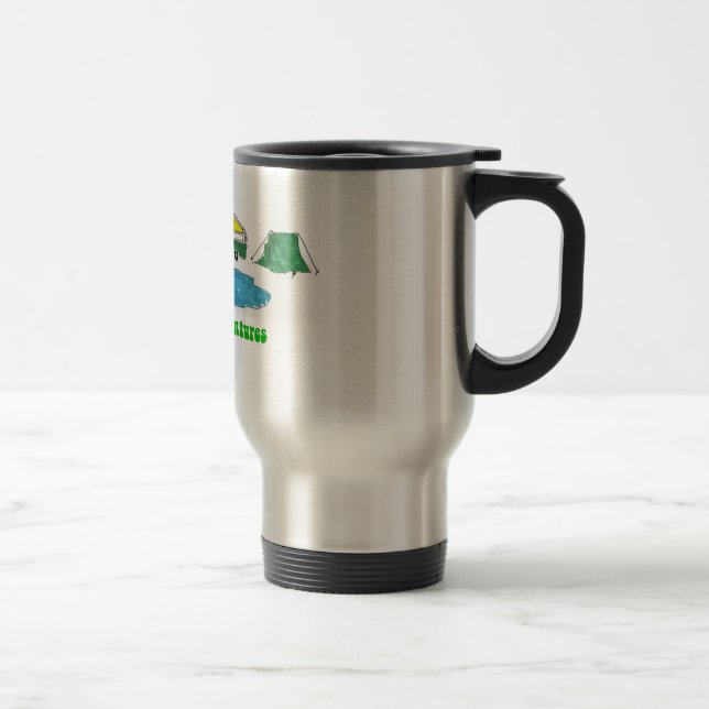 Green Bus Adventures Travel Mug (Right)