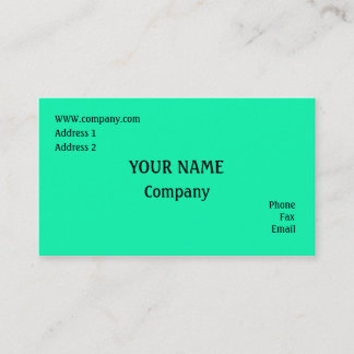 Green Business Card