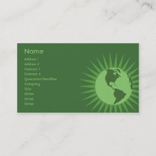 Green - Business Card