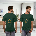 Green business logo T-Shirt<br><div class="desc">A green t-shirt.  Personalize and add your business logo,  both on the front and the back.</div>