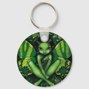 "Green Butterfly Fantasy" Keychain