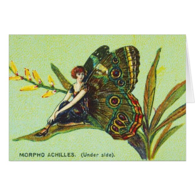 Green Butterfly Girl (Front Horizontal)