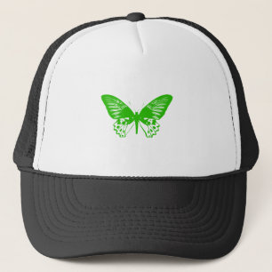 Green Butterfly Trucker Hat