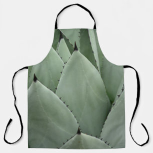 Green cactus apron