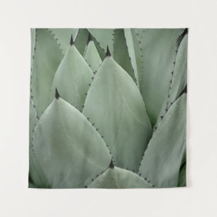 Green cactus tapestry