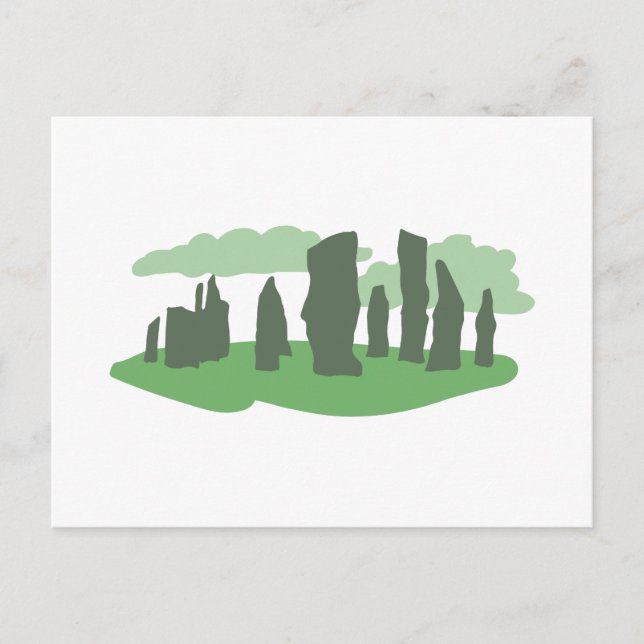 Green Callanish Postcard (Front)