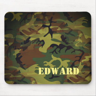 Green Cammo Mouse Pad