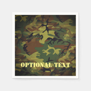 Green Cammo Napkin