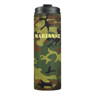 Green Cammo Thermal Tumbler