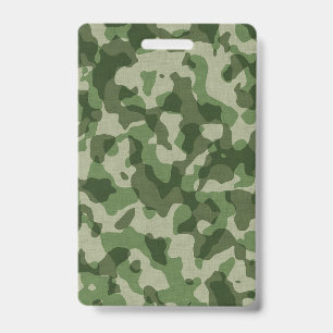 Green Camo Badge