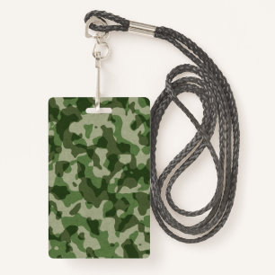 Green Camo Badge