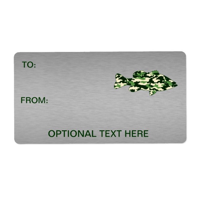 Green Camo Bass Fishing (Front)