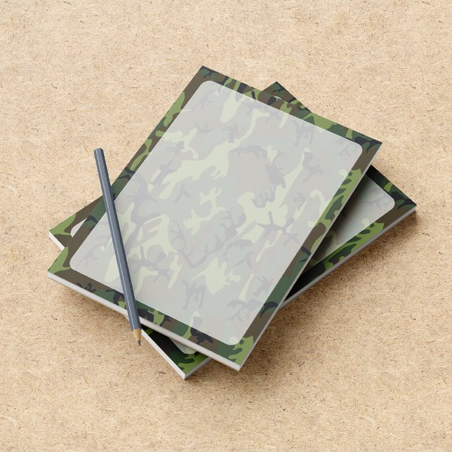Green Camo, Camouflage, Military, Army Notepad (Creator Uploaded)