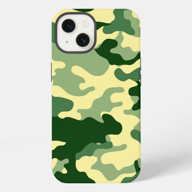 Green Camo Design iPhone Case (Back)