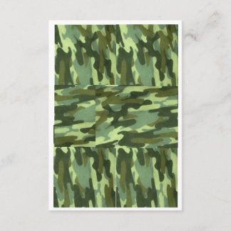 Green Camo Invitation-Surprise Party Invitation